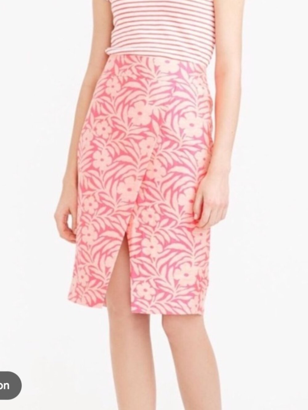 J.Crew Plumeria Jacquard Crossover Skirt (4)